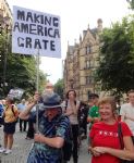 Trump Go Home Rally Manchester